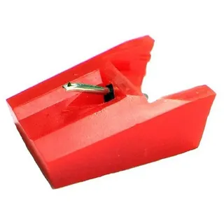 Lenco Ersatznadel für Tonabnehmer N-20 Stylus, (1-tlg), Schallplattenspieler-Ersatznadel, Plug&Play für bessere Klangqualität rot