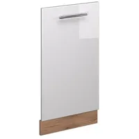 Vicco Geschirrspülblende Fame-Line, 45 cm ohne Arbeitsplatte Weiß Hochglanz/Goldkraft