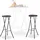 Relaxdays Barhocker klappbar 29 x 32,5 x 80 cm Braun