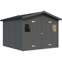 Palmako Gerätehaus Dan 7,5 m2 - 16 mm dunkelgrau