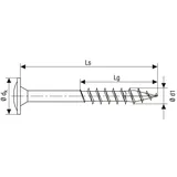 SPAX Tellerkopf T-STAR 8,0x240/80 Wirox