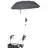 Eschenbach Regenschirm für Rollator schwarz