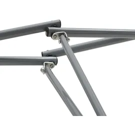 vidaXL Hängematte mit faltbarem Ständer Blau