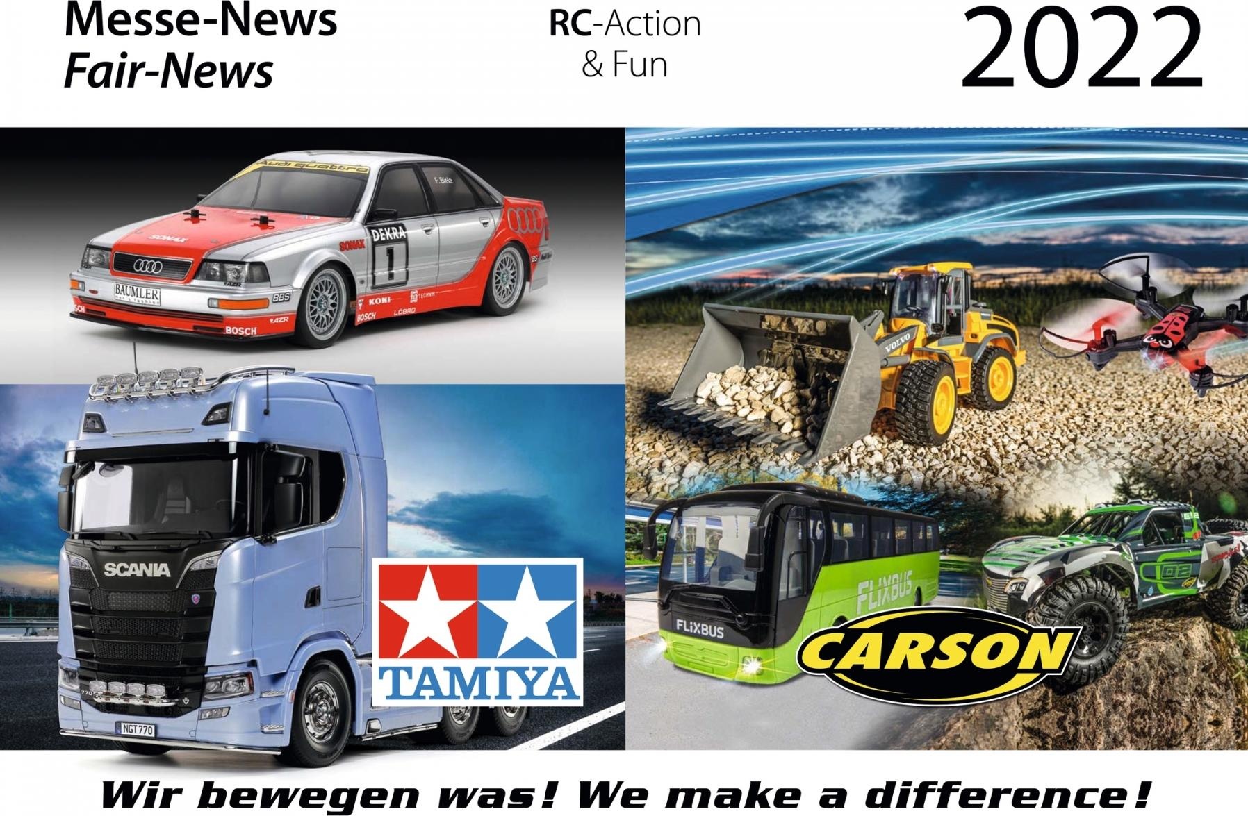 Carson TAMIYA-CARSON Toy Fair News 2022 DE/EN