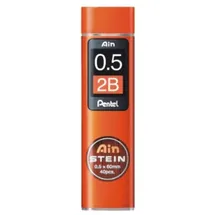 Pentel Feinminen-Bleistiftminen 2B 0,5 mm Schwarz