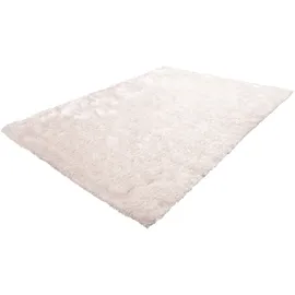 Kayoom Diamond 700 Hochflorteppich 80 x 150 cm Rosa/Weiß