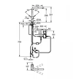 Grohe Minta Touch supersteel 31360DC1