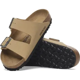 Birkenstock Arizona Birko-Flor Nubuk schmal latte cream 37