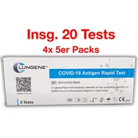 CLUNGENE PSA-Schnelltest Clungene® LAIEN 5er Antigen Test - COVID-19 Schnelltest (Nasal Swab) -