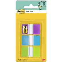 Post-it Index Haftmarker farbsortiert 3x 20 Streifen