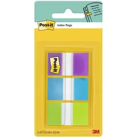 Post-it Index Haftmarker farbsortiert 3x 20 Streifen
