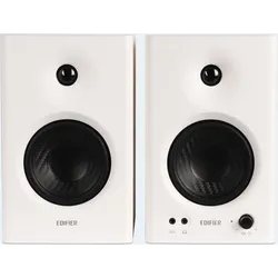 Edifier MR4-WHITE, 2.0 Kanäle, Kabelgebunden, 21 W, 60 - 20000 Hz, Weiß