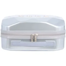 ELLE Kosmetiktasche ELLE, Gr. B/H/T: 16,5cm x 25,5cm x 33cm, silber (silberfarben), Kunstfaser, Taschen Kosmetiktasche, mit vollständig gefüttertem Innenraum