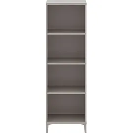 yuny by paidi Standregal YUNY BY PAIDI "BROTHER STU mit 4 offenen Fächern", grau (taupe), B:48,3cm H:155,1cm T:38cm, Holzwerkstoff, Regale, Standregal, stabiles und langlebiges Regal, geprüfte Qualität