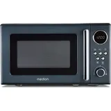 Medion MD15000 Retro Mikrowelle Solo grau 800W 20L