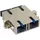 InLine LWL Metall-Kupplung, Duplex SC/SC, singlemode, Keramik-Hülse, zum Einbau