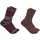 CARHARTT Damen Heavyweight Crew 2er Pack Socken, 2 Verschiedene Brombeeren, Medium - M
