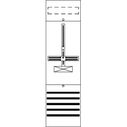 Striebel & John FD16 Zählerfeld ohne Verdrahtung mit Dreipunkt-Befestigung, 6RE 2CPX054035R9999