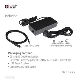Club 3D CLUB3D CSV-1562 USB-C Passend Fuer Marke (Notebook Dockingstations): Univ