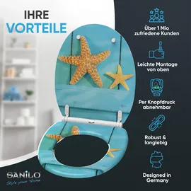 Sanilo WC-Sitz Starfish Beige