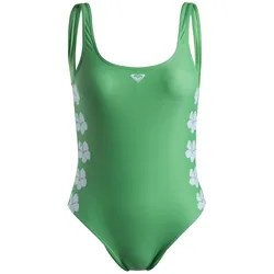 Badeanzug ROXY "OG ROXY", Damen, Gr. L, zephyr grün og roxy small, Recycling-Polyester, Badeanzüge