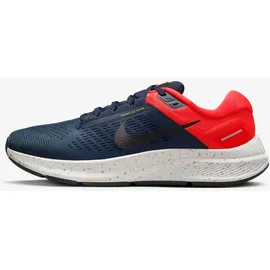 Nike Air Zoom Structure 24 Herren Obsidian Bright Crimson 43