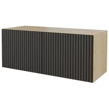 altdecor NOA-2 Lowboard 100 cm x 40 cm x 40 cm Schwarz Holz