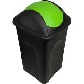 stefanplast Mülleimer 60 l Grün-Schwarz