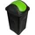 stefanplast Mülleimer 60 l Grün-Schwarz