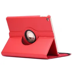 Schutzhülle für iPad Air Tablet Hülle Schutz Tasche Case Cover Rot 360 Grad drehbar Rotation Bumper