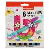 Bruynzeel Filzstifte Glitter 6 St. mehrfarbig