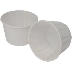 emissimo Papierbecher weiß, kompostierbar - Kapazität: 22 ml -  5000 Stück