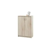Stella Trading Kommode 74 x 112 x 35 cm Eiche Sonoma / Braun