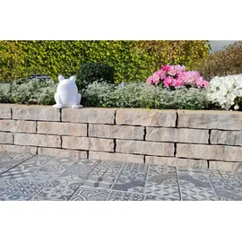 Diephaus Mauerstein iBrixx Rustic 40 x 20 x 10 cm muschelkalk