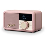 Roberts Radio Revival Petite Tragbar Analog / Digital pink