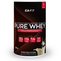 Eafit Whey Protein Pulver Vanille | 360g | Premium Molkenproteine für Muskelaufbau | Protein Isolate | Eiweißpulver | Proteinpräparate | EAFIT made in France