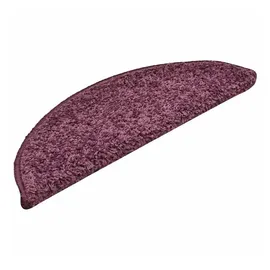 vidaXL Stufenmatten 30 Stk. 56x17x3 cm Dunkelviolett Halbrund