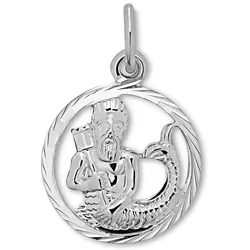 Sternzeichen-Anhänger ONE ELEMENT "Wassermann Sternzeichen Anhänger aus 925 Silber", silber, Schmuckanhänger, Damen, Wassermann, Silber 925 (Sterlingsilber), für Damen – elegant, modern & vielseitig kombinierbar