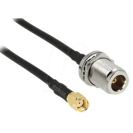 DeLock - Antennenkabel - RP-SMA (W) bis N-Anschluss (W)