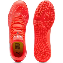 Puma Future 9 Play TF Herren glowing red/puma white/puma black/puma silver 40