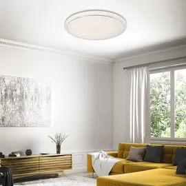 Briloner Sternenhimmel LED Deckenleuchte 56 cm weiß