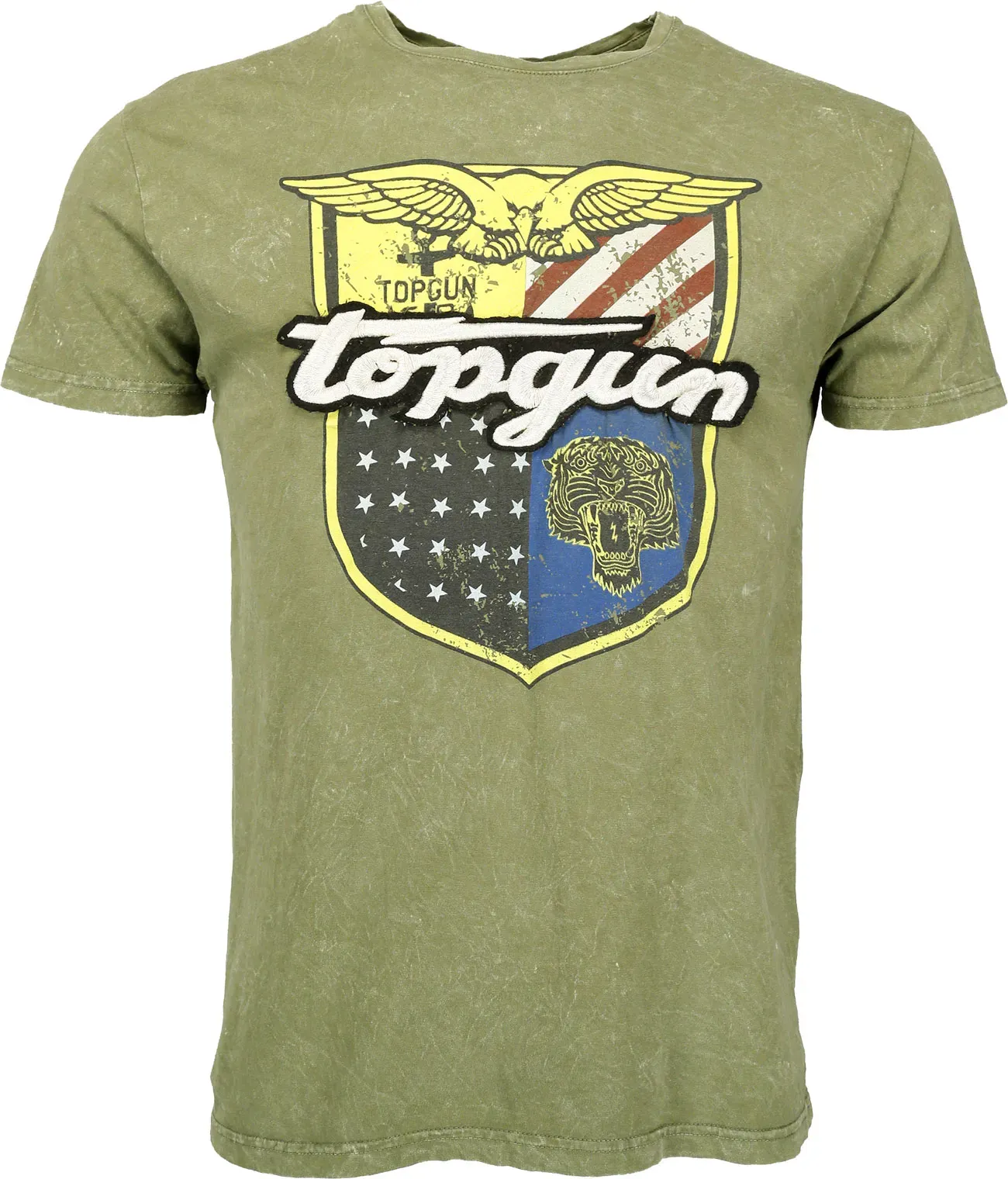 Top Gun Insignia, t-shirt - Vert Foncé - M
