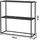 DanDiBo Ambiente Konsolentisch Standregal 80 x 80 x 25 cm Schwarz