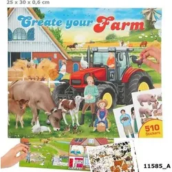 DEPESCHE 11585 Create your Farm - Malbuch mit Stickern