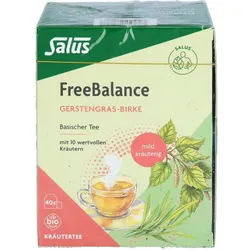 FREEBALANCE Gerstengras-Birke Tee Bio Salus Fbtl. 40 St.