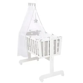 roba Wiege weiß inkl. Komplettset Little Stars