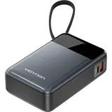 Vention USB-C powerbank 20000mAh 65W FHYB0 (black) (20000 mAh, 65 W), Powerbank, Schwarz