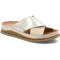 Goldene Flip-Flops Maciejka Flache Schuhe, 37