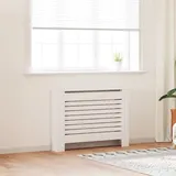 vidaXL Heizkörperabdeckung Weiß 112×19×81,5 cm MDF