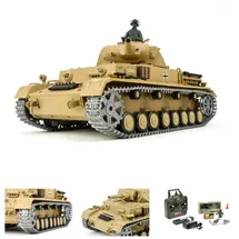 ES-Toys Panzer Kampfwagen IV Ausf.F-1 RTR mit Rauch und Sound grau (ET3752)